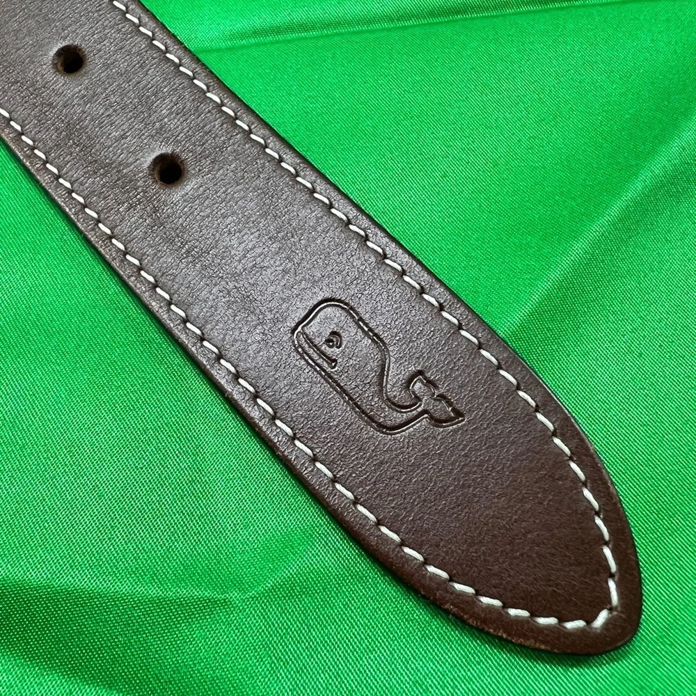 Vineyard Vines Santa Whale Canvas Boy's Belt Blue Moonshine Size 32